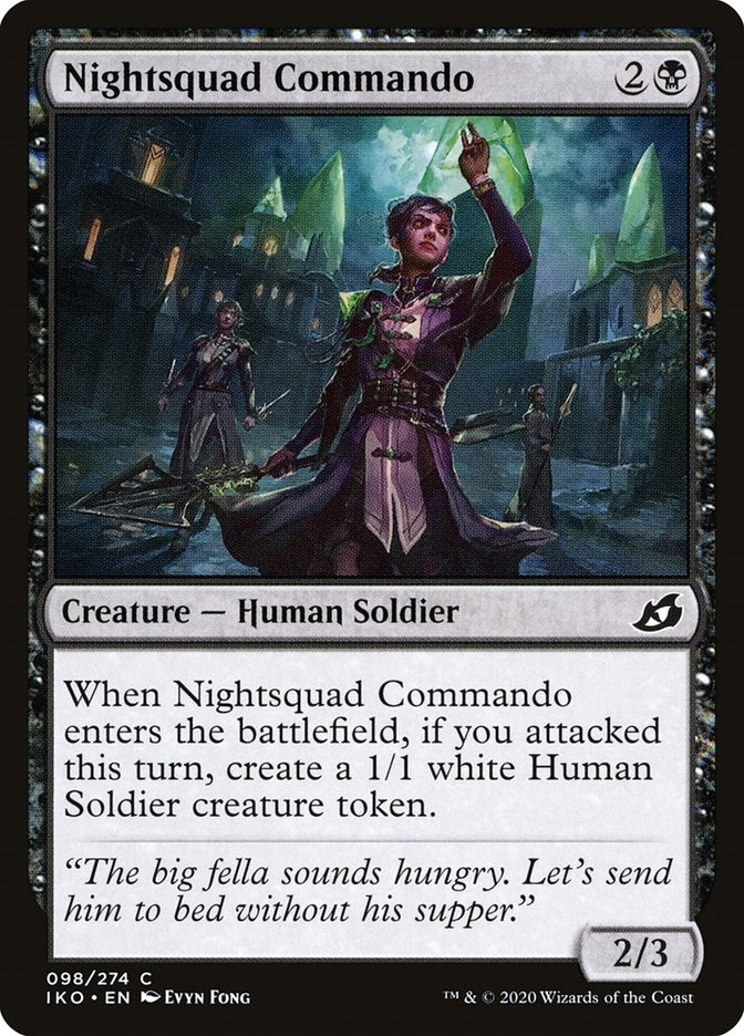 Image for Nightsquad Commando (98) (IKO) - Magic: The Gathering