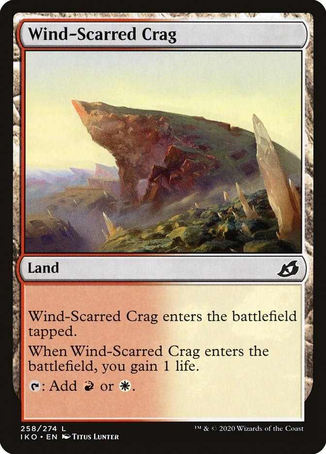Image for Wind-Scarred Crag (258) (IKO) - Magic: The Gathering