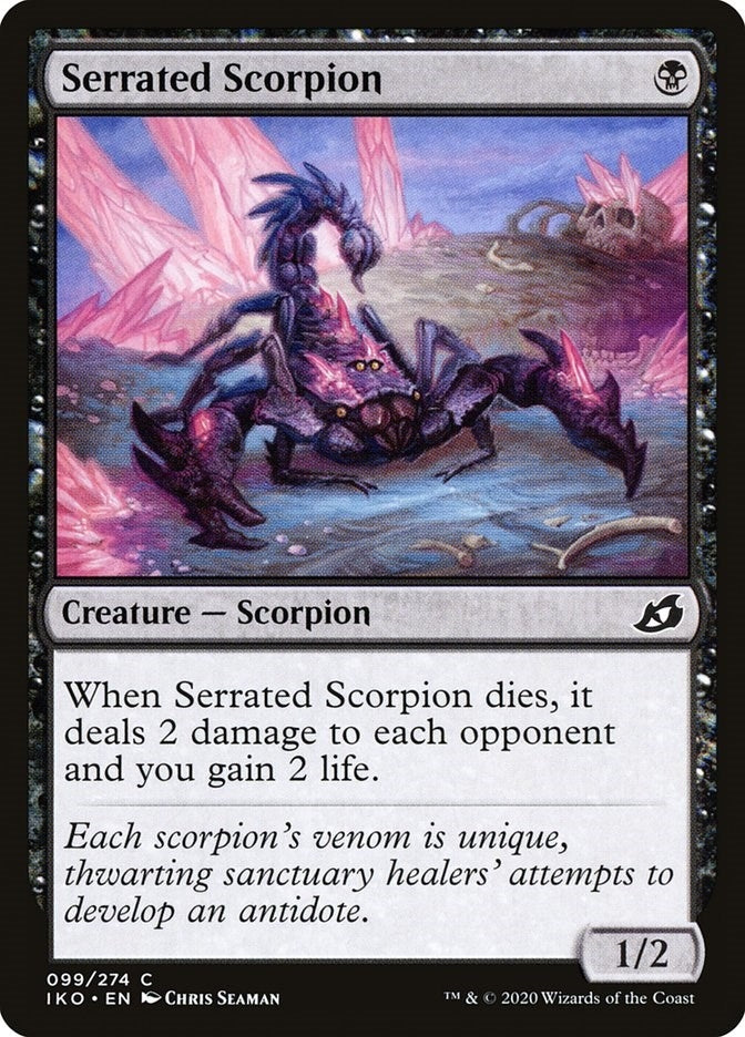 Image for Serrated Scorpion (99) (IKO) - Magic: The Gathering