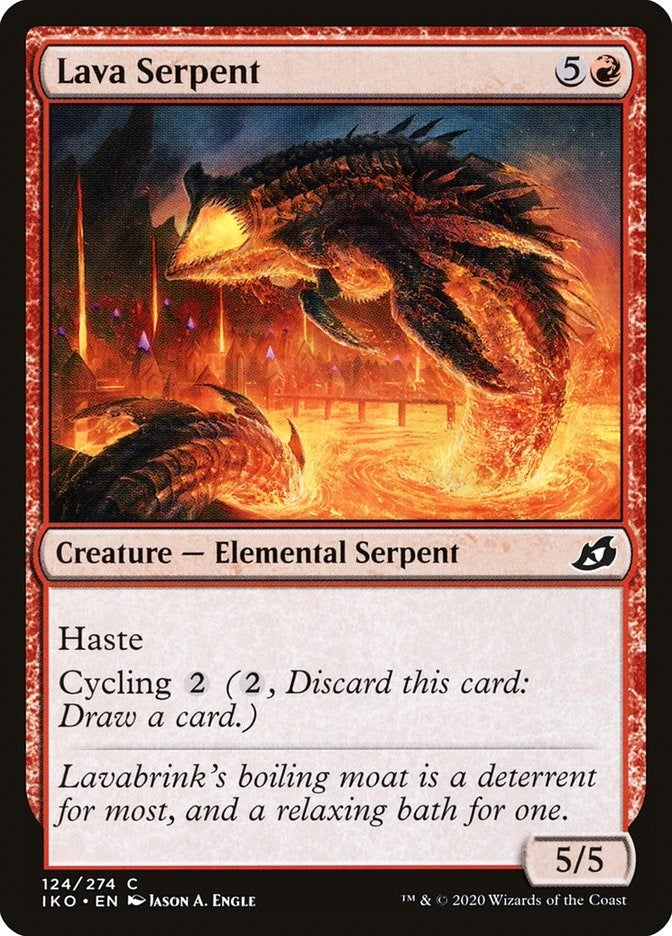 Image for Lava Serpent (124) (IKO) - Magic: The Gathering