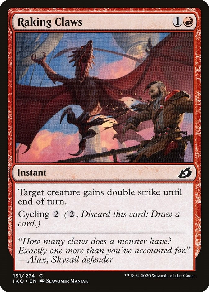 Image for Raking Claws (131) (IKO) - Magic: The Gathering