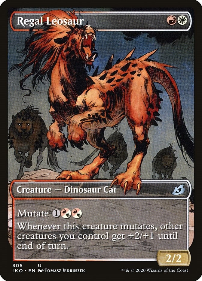 Image for Regal Leosaur (Showcase) (305) (IKO) - Magic: The Gathering
