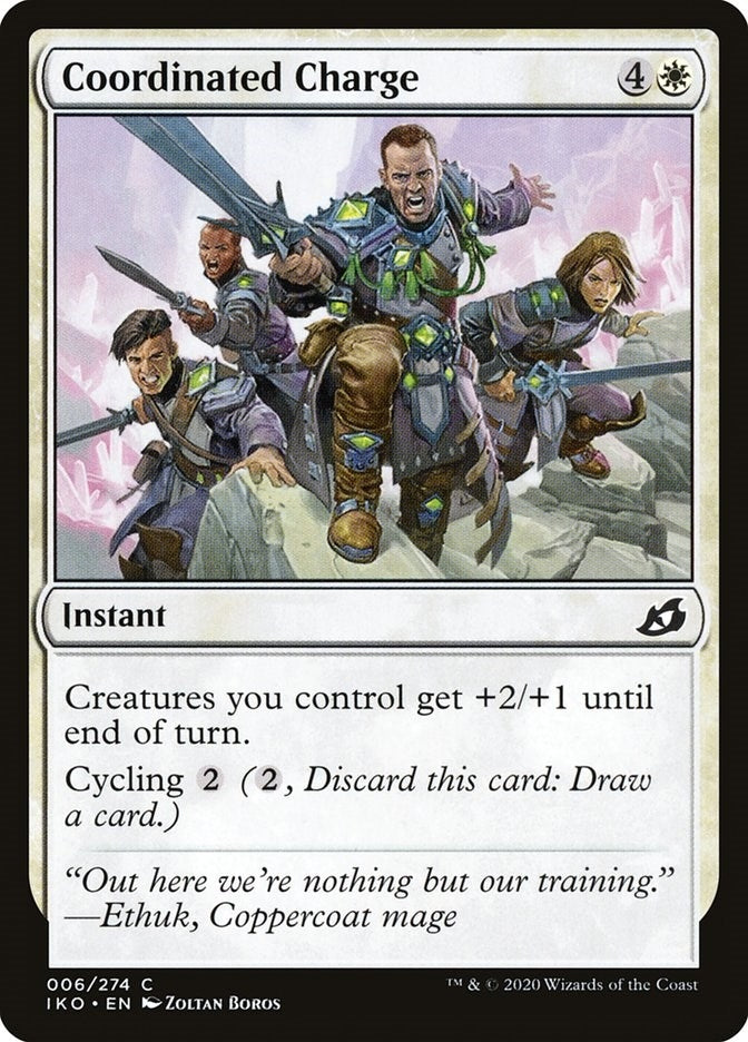 Image for Coordinated Charge (6) (IKO) - Magic: The Gathering