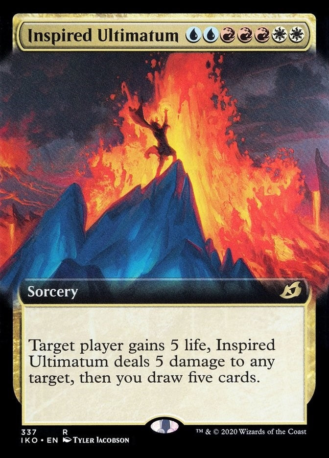 Image for Inspired Ultimatum (Extended Art) (337) (IKO) - Magic: The Gathering