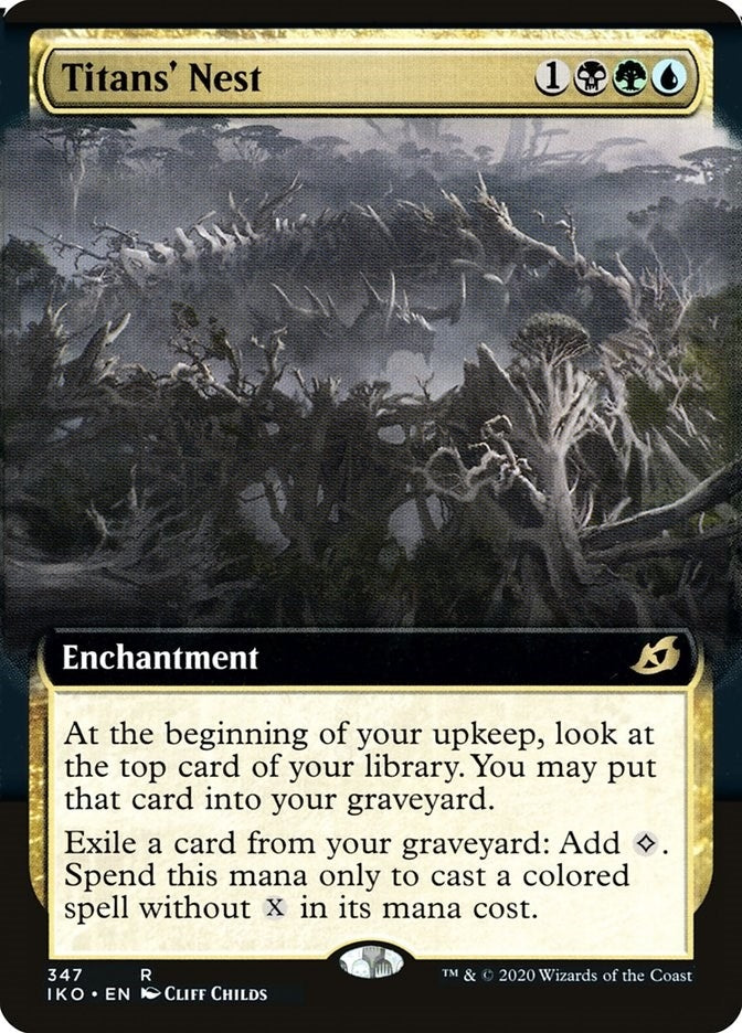 Image for Titans' Nest (Extended Art) (347) (IKO) - Magic: The Gathering