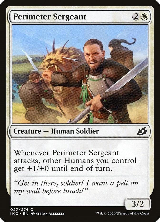 Image for Perimeter Sergeant (27) (IKO) - Magic: The Gathering