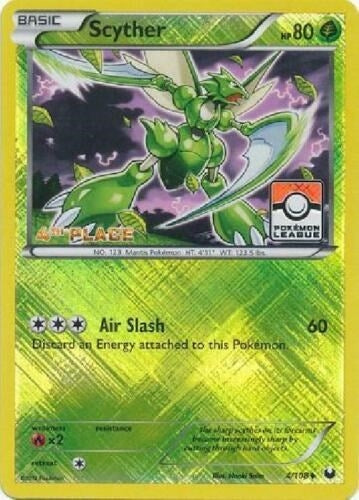 Scyther - 4/108 (Pokemon League) [4th Place] (004/108) (PR)