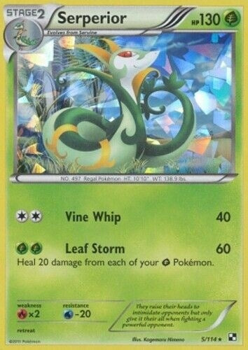 Serperior - 5/114 (Cracked Ice Holo) (005/114) (PR)