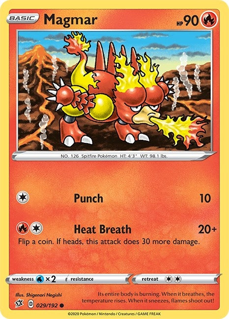 Magmar (029/192) (SWSH02)