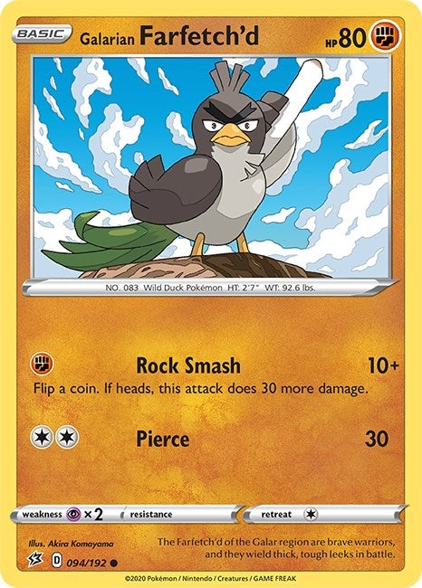 Galarian Farfetch'd (094/192) (SWSH02)