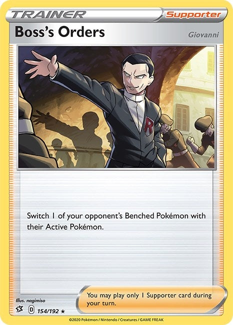 Boss's Orders (154/192) (SWSH02)