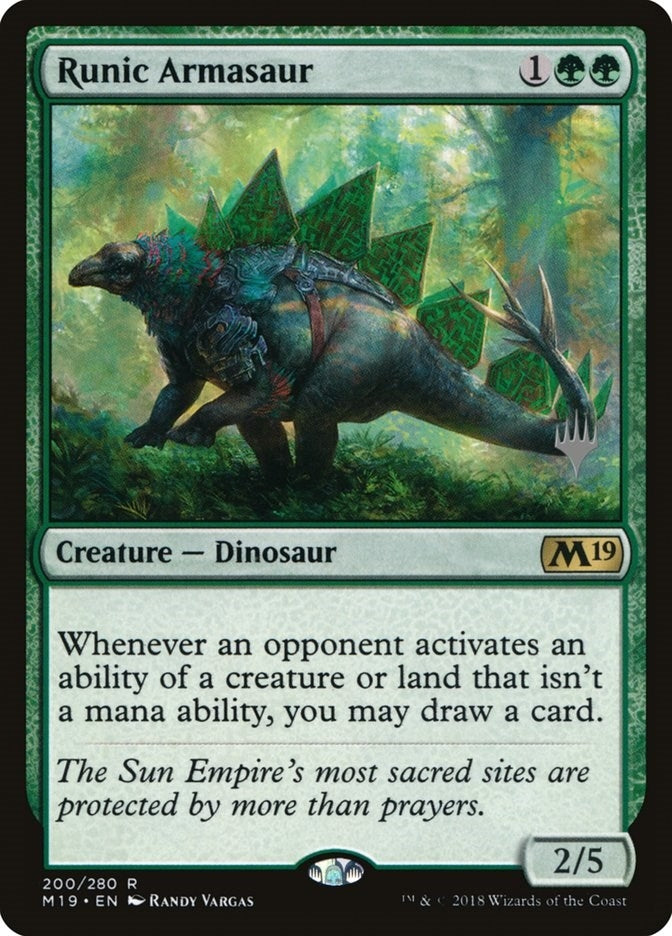 Image for Runic Armasaur (200) (PPIKO) - Magic: The Gathering