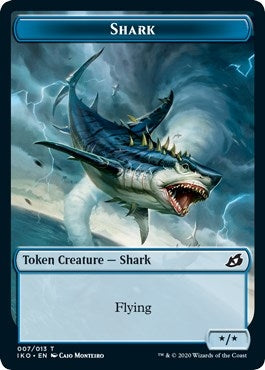 Image for Shark // Human Soldier (005) Double-Sided Token (7 // 5) (IKO) - Magic: The Gathering