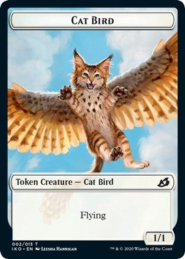 Image for Cat Bird // Human Soldier (005) Double-Sided Token (2 // 5) (IKO) - Magic: The Gathering