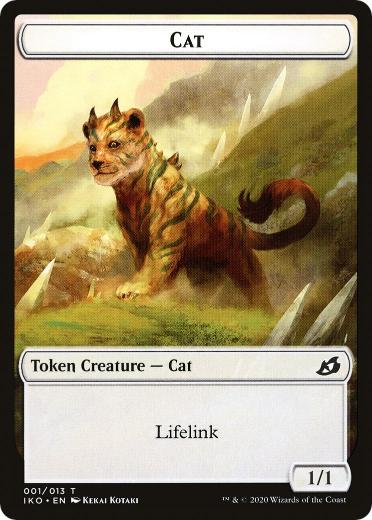 Image for Cat // Human Soldier (004) Double-Sided Token (1 // 4) (IKO) - Magic: The Gathering