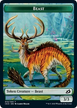 Image for Beast // Human Soldier (003) Double-Sided Token (10 // 3) (IKO) - Magic: The Gathering