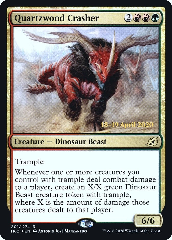 Image for Quartzwood Crasher (201) (PRE) - Magic: The Gathering