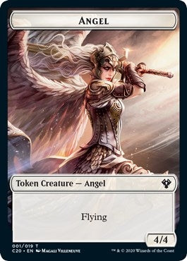 Angel // Elemental (010) Double-Sided Token (1 // 10) (C20)
