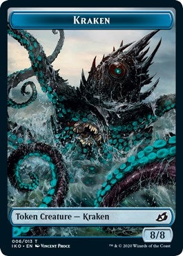 Image for Kraken // Elemental (010) Double-Sided Token (6 // 10) (C20) - Magic: The Gathering
