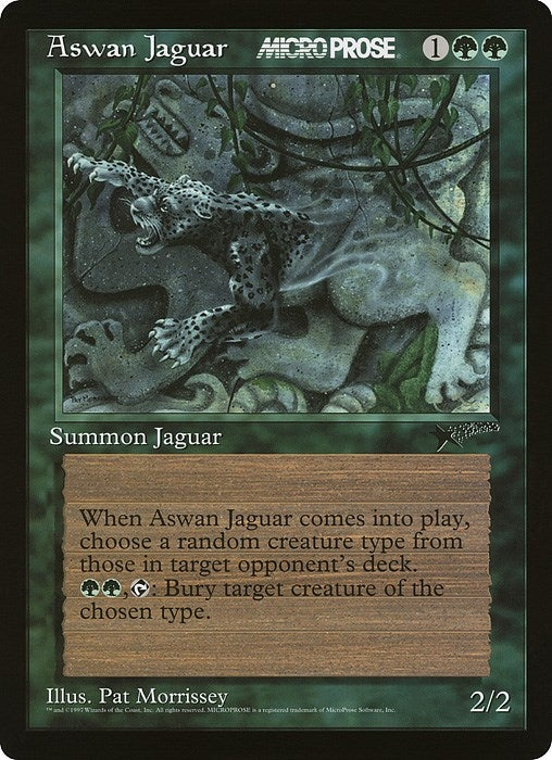 Image for Aswan Jaguar (MicroProse) (OVER) - Magic: The Gathering