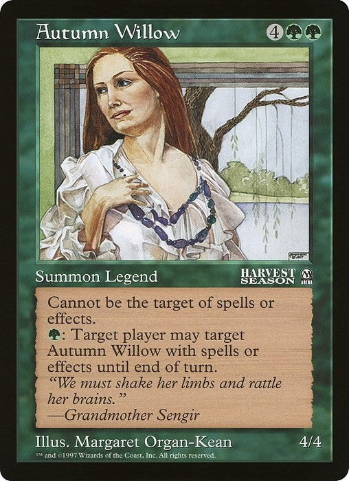 Image for Autumn Willow (Arena League) (OVER) - Magic: The Gathering