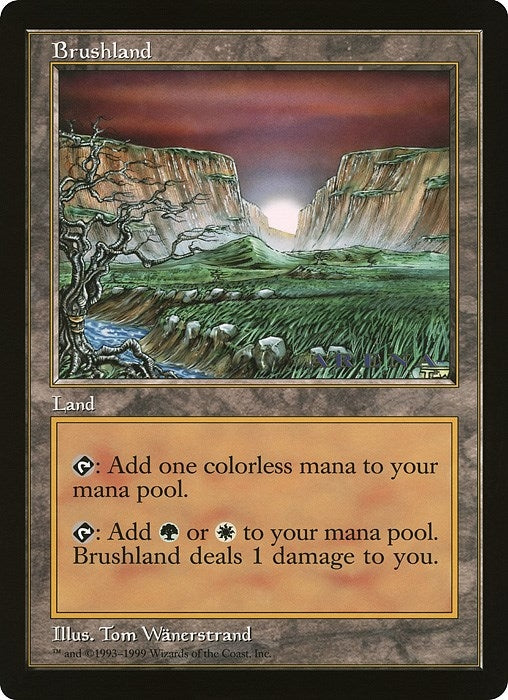Image for Brushland (Arena League) (OVER) - Magic: The Gathering