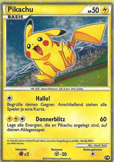 Pikachu (German) (PW 6) (PWCP)