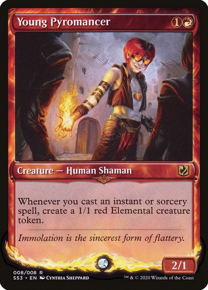 Image for Young Pyromancer (8) (SS3) - Magic: The Gathering