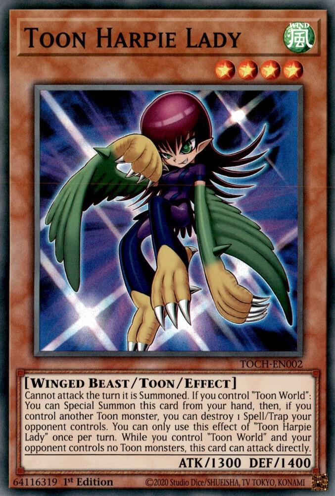 Toon Harpie Lady (TOCH-EN002) (TOCH)