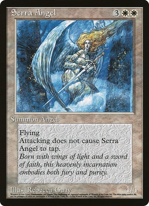 Image for Serra Angel (Comic Insert) (OVER) - Magic: The Gathering