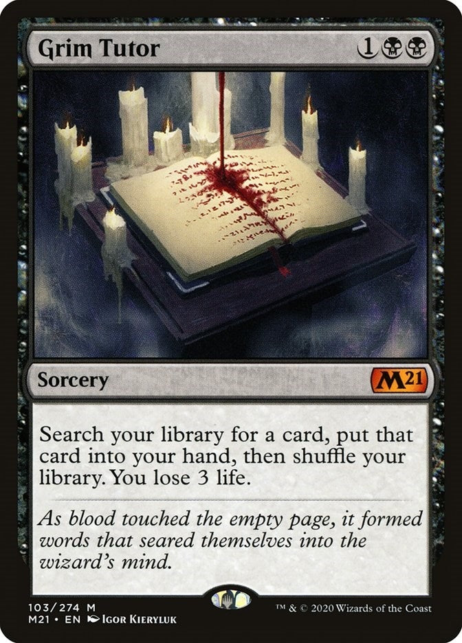 Image for Grim Tutor (103) (M21) - Magic: The Gathering