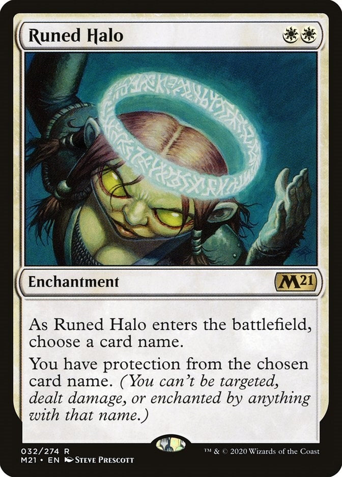 Image for Runed Halo (32) (M21) - Magic: The Gathering
