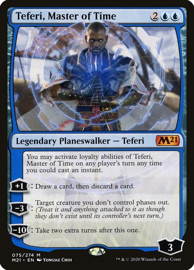 Image for Teferi, Master of Time (75) (M21) - Magic: The Gathering