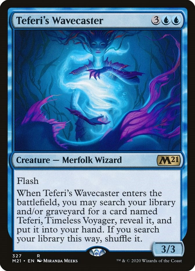 Image for Teferi's Wavecaster (327) (M21) - Magic: The Gathering