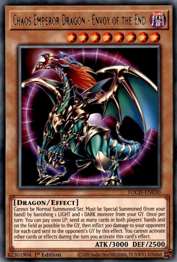 Chaos Emperor Dragon - Envoy of the End (TOCH-EN030) (TOCH)