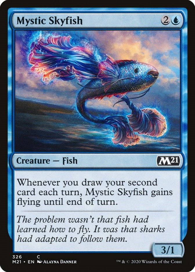 Image for Mystic Skyfish (326) (M21) - Magic: The Gathering