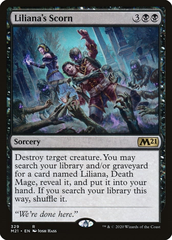 Image for Liliana's Scorn (329) (M21) - Magic: The Gathering