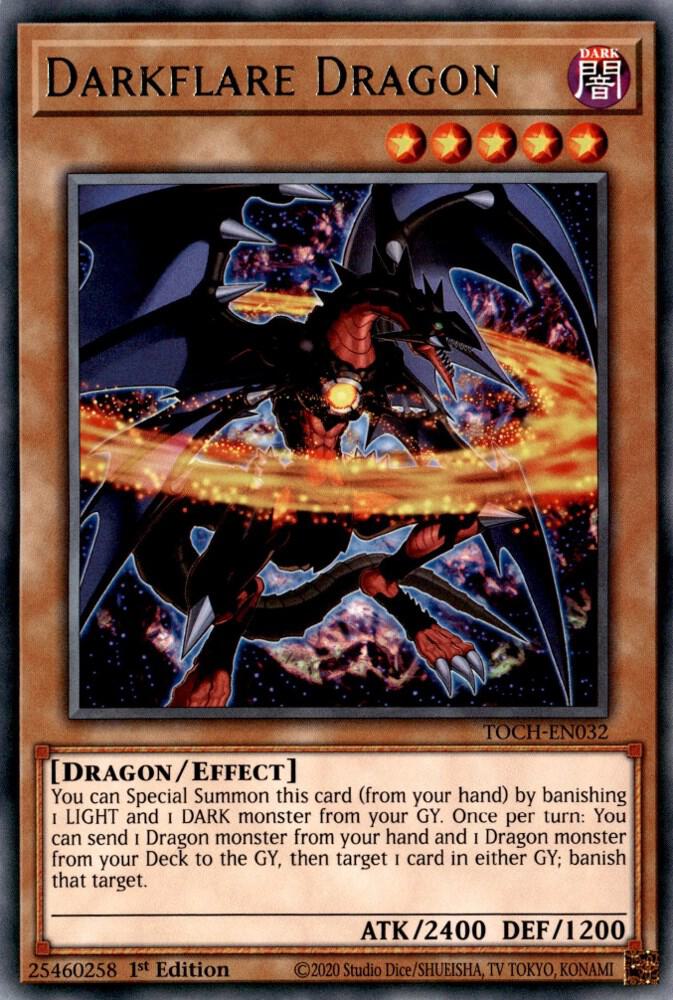 Darkflare Dragon (TOCH-EN032) (TOCH)