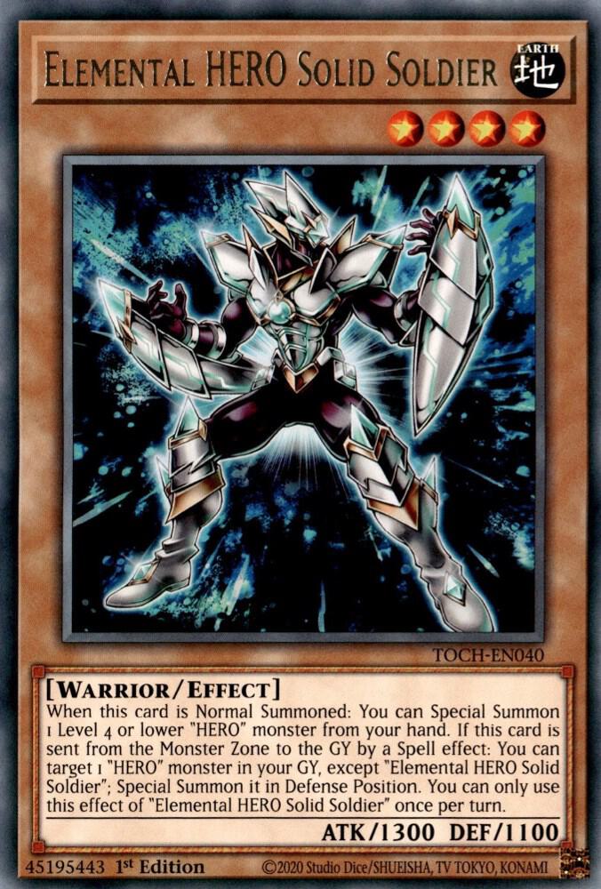 Elemental HERO Solid Soldier (TOCH-EN040) (TOCH)