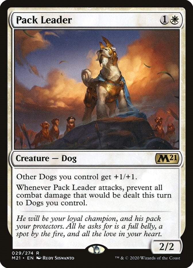 Image for Pack Leader (29) (M21) - Magic: The Gathering