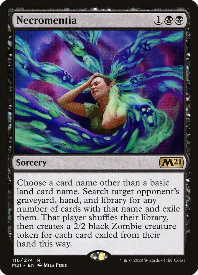 Image for Necromentia (116) (M21) - Magic: The Gathering
