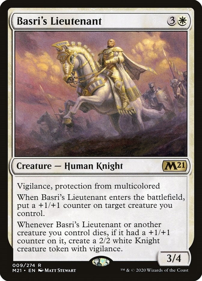 Image for Basri's Lieutenant (9) (M21) - Magic: The Gathering