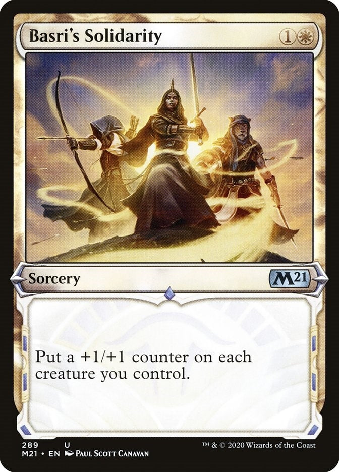 Image for Basri's Solidarity (Showcase) (289) (M21) - Magic: The Gathering