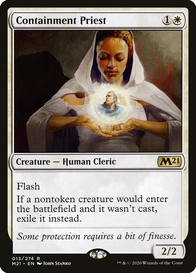 Image for Containment Priest (13) (M21) - Magic: The Gathering