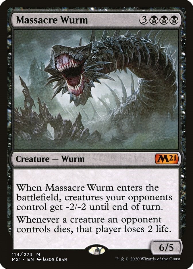 Image for Massacre Wurm (114) (M21) - Magic: The Gathering