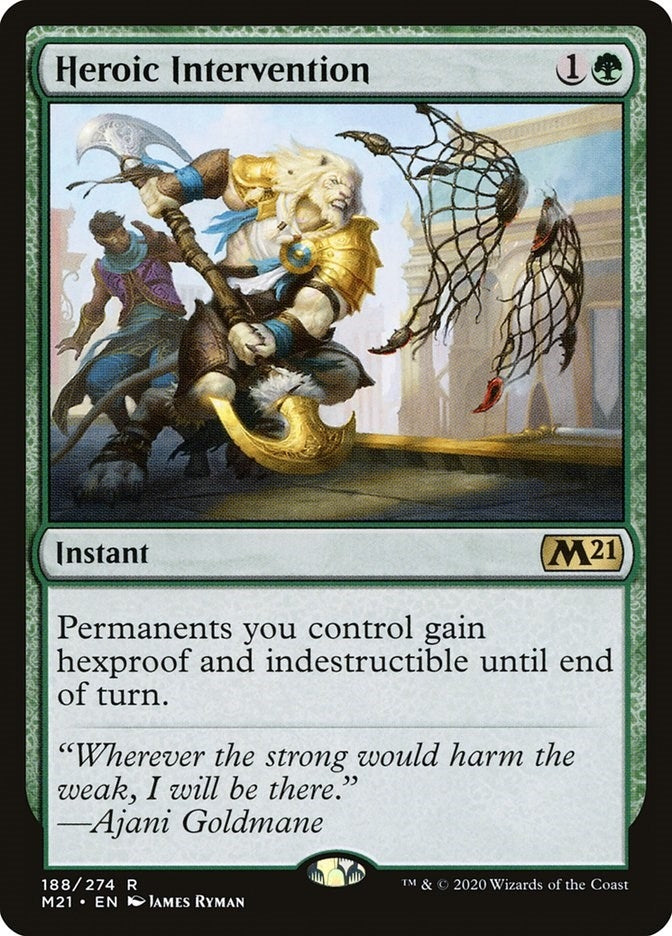 Image for Heroic Intervention (188) (M21) - Magic: The Gathering
