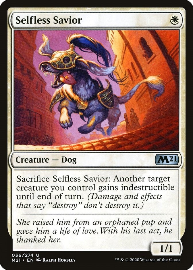 Image for Selfless Savior (36) (M21) - Magic: The Gathering