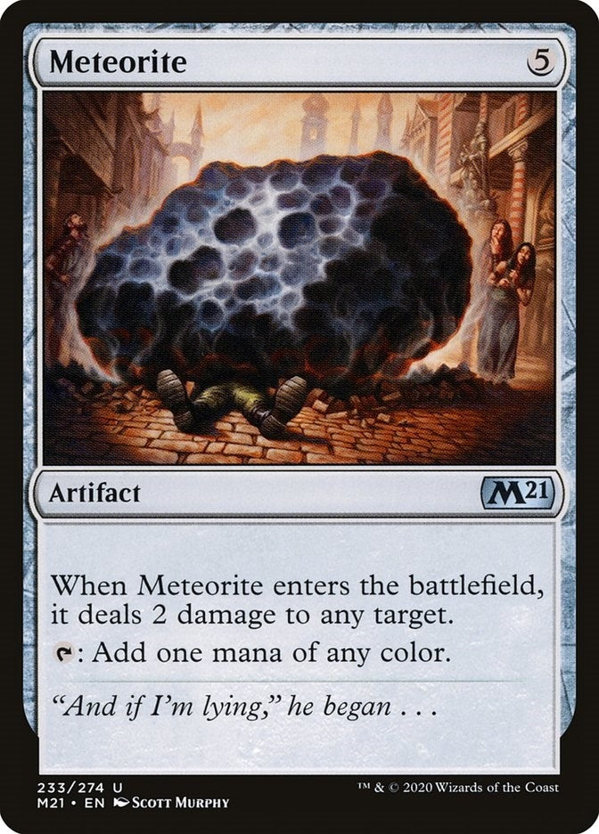 Image for Meteorite (233) (M21) - Magic: The Gathering
