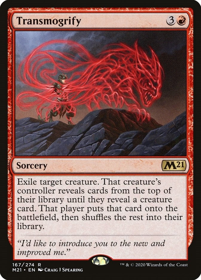 Image for Transmogrify (167) (M21) - Magic: The Gathering