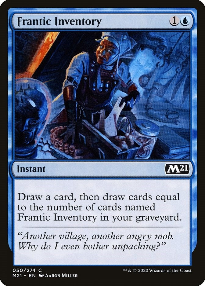 Image for Frantic Inventory (50) (M21) - Magic: The Gathering